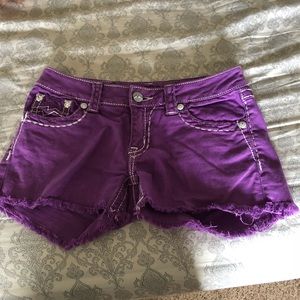 Miss me purple shorts!